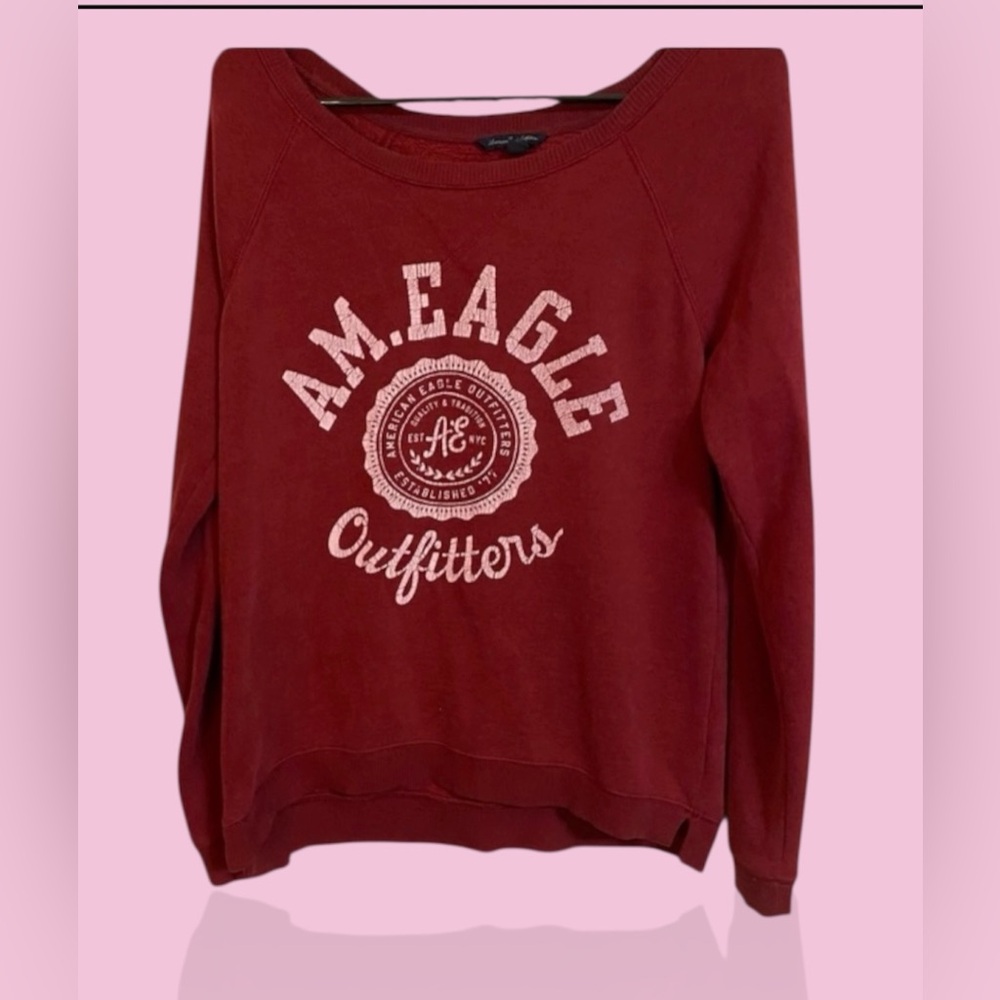 American Eagle Outfitters Women's Red sweatshirt